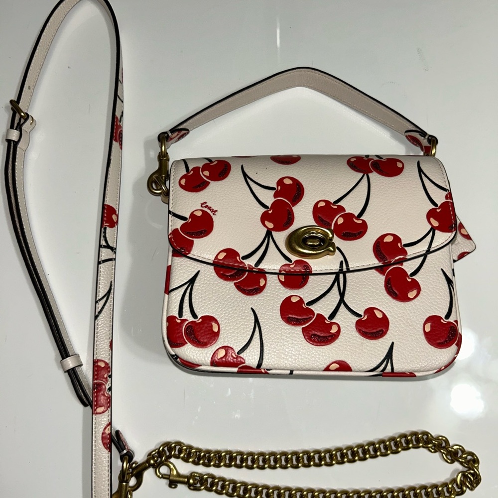 Coach Cherry Cassie Crossbody